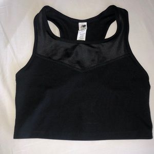 New Balance Black Crop Top